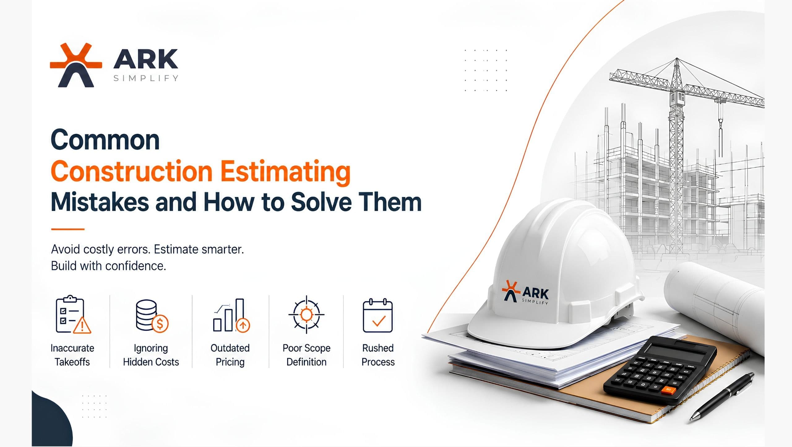 Construction Estimating Mistakes Infographic